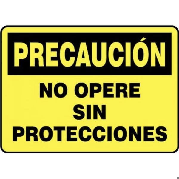 Accuform OSHA CAUTION Safety Sign DO NOT SHMEQM713XL SHMEQM713XL - main